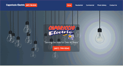 Desktop Screenshot of caporiccioelectric.com