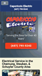 Mobile Screenshot of caporiccioelectric.com